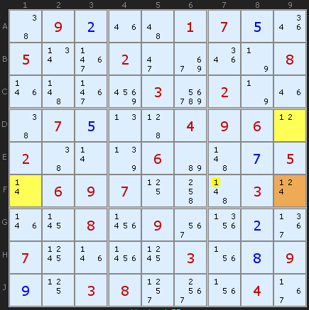 XYZ-Wing example 1